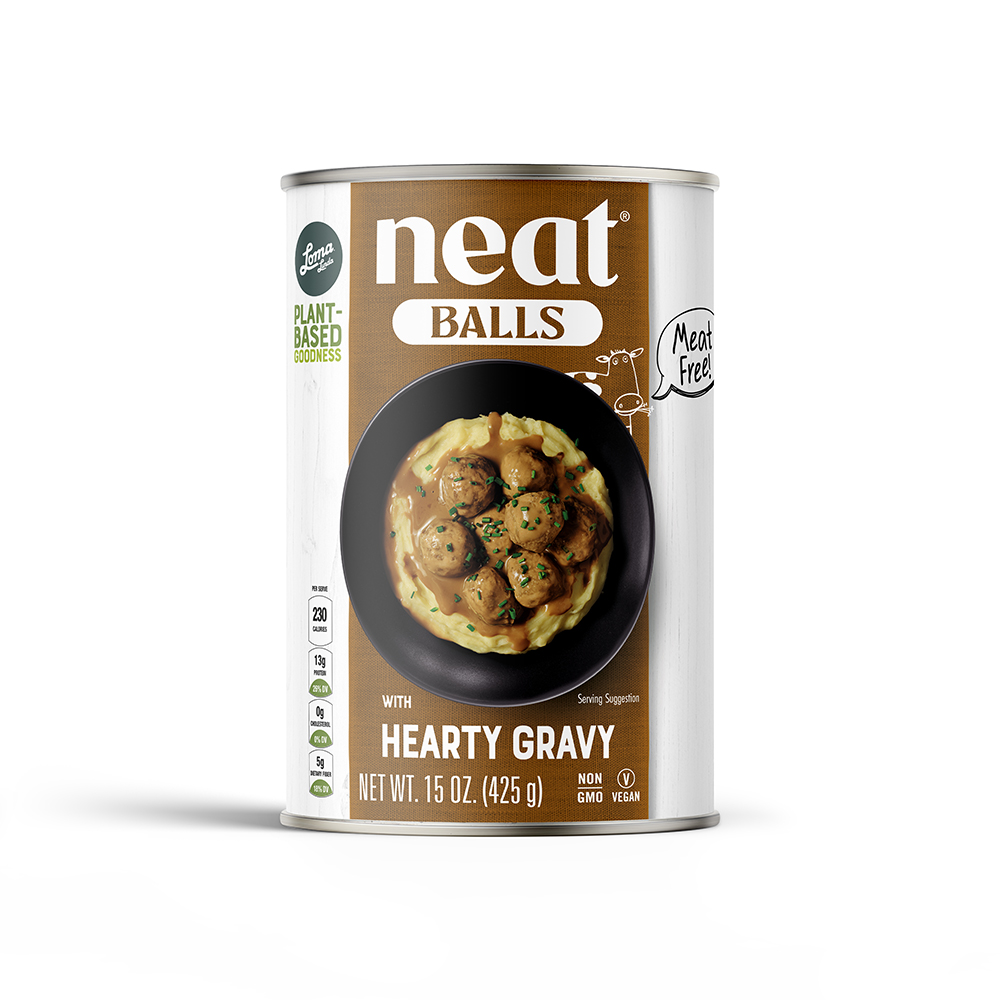 neat Balls in Hearty Gravy Can